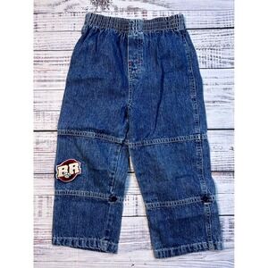 Kids Nick Jr Blue's Clues Vintage Denim Jeans Size 4T Elastic Waist 90's